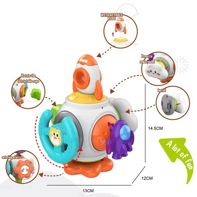 Cute Busy Ball Toy for 18m+ Educational Puzzle Hand Catch Fun Craft Usage for Infants and Toddlers Early Discovery Games