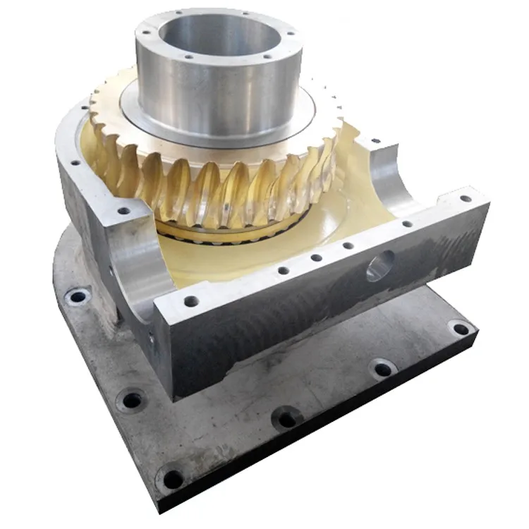 Customized CNC Small Standard Metal Brass Worm Wheel Gear Set And Drive Shaft