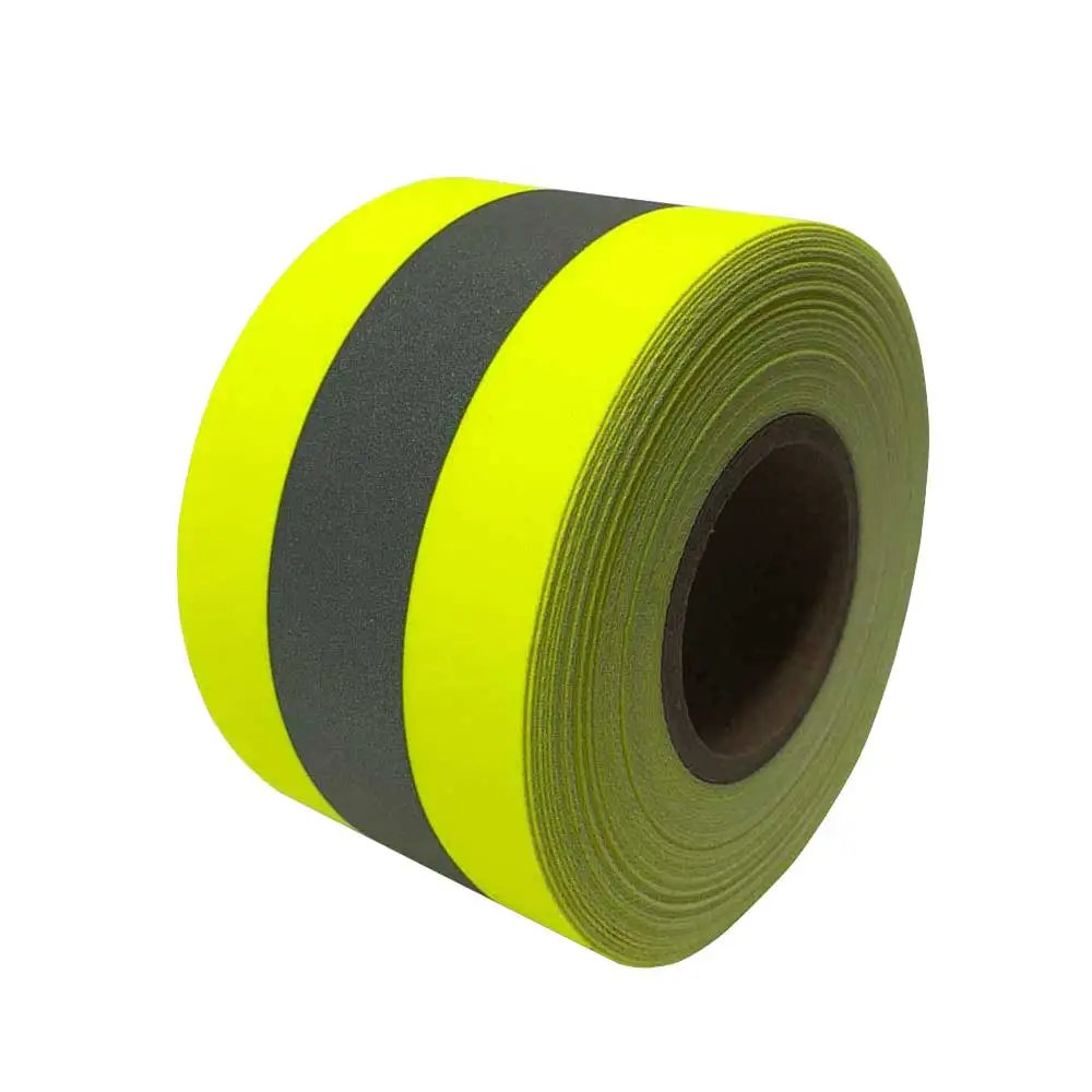 Sewing On 30 cycles Industrial Wash  Cotton Fabric Materials Flame Fire Resistant Reflective Tape  For Clothing