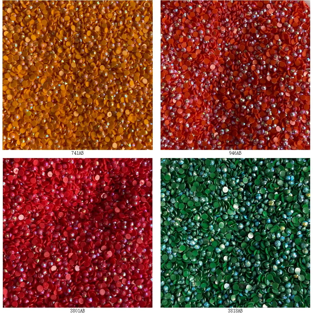 Wholesale Round Resin 2.8 mm Super Shiny AB Natural Diamond Cutting Beads for Diamond Painting