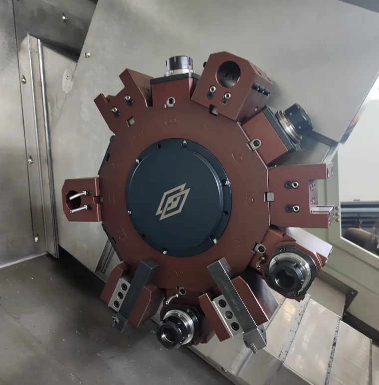 Automatic  CNC Lathe Turning and Milling Combination Machine with Slant Bed