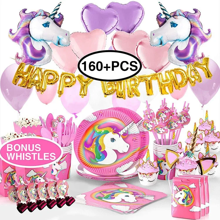  Новое поступление 160 + шт. детских украшений на день рождения Nicro набор сувениров товары для вечеринок с