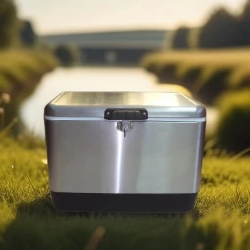 Corona 53L Beer Cooler Box Stainless Steel Camping Metal Vintage Customized Square Buckets, Coolers & Holders Sustainable 51L