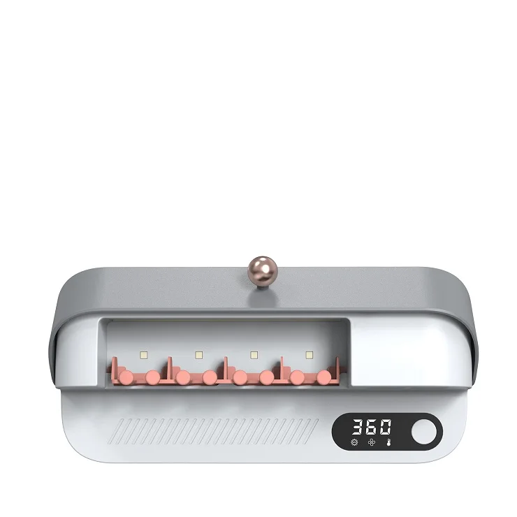 2021 bestsale healthy 4 slots UVC Light Toothbrush Sanitizer Holder Rechargeable Toothbrush Storage Sterilizer Box