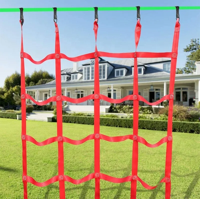  Ниндзя Slackline с аксессуарами для детей включает качели препятствия сетка плюс захват-Веселитесь держите