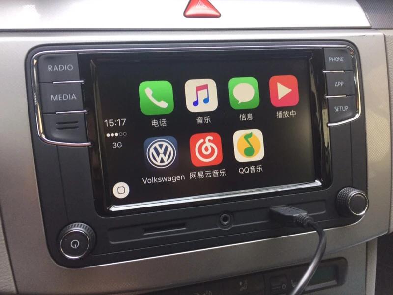 Автомагнитола OEM RCD330 187B мультимедийное радио для VW/Volkswagen/Golf/Passat/B7/B6/Skoda/Seat/Octavia CarPlay Android Auto