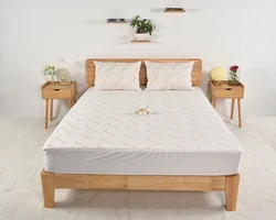 High Quality Copper fiber Anti bedbug function waterproof TPU breathable fitted mattress protector