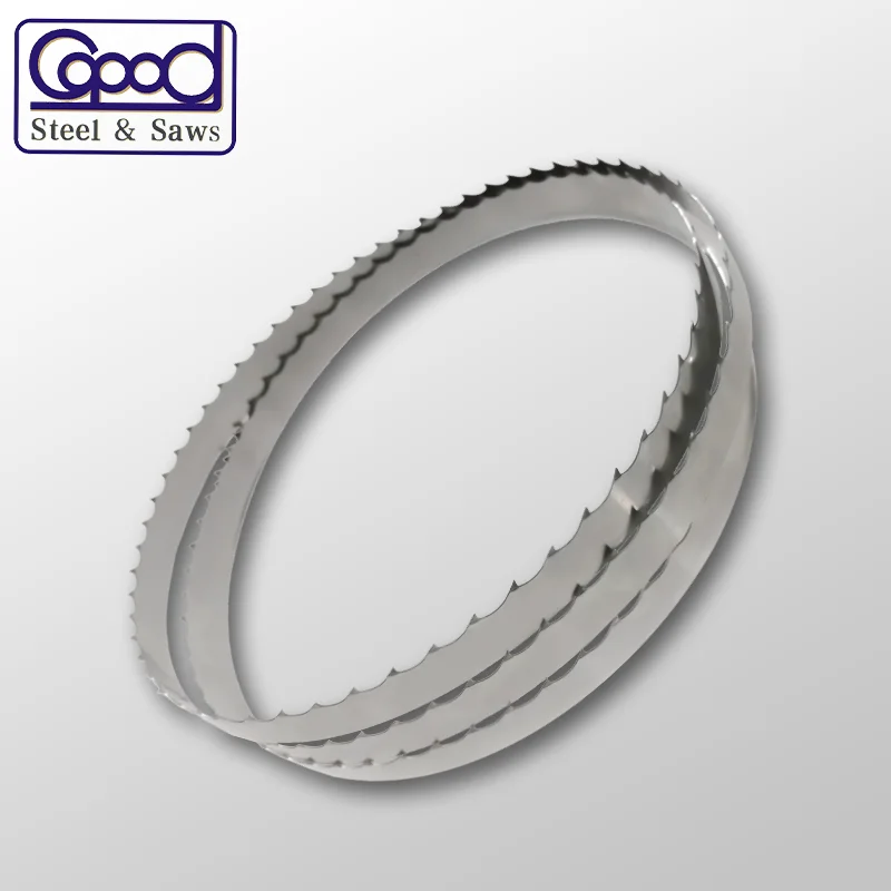 Horizontal sawmill blade/timber blade for wood band saw blade