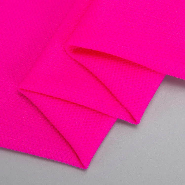 Hot Selling Customized Nylon Bead Mesh Jacquard Fabric Breathable Stretch Woven for Dresses Shoes Garments Activewear Girls Boys