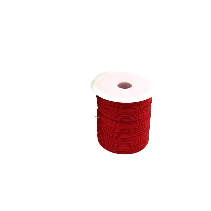 2407 qingyu Taiwan A Wire 1mm encrypted nylon jade wire DIY beaded bracelet Buddhist bead string necklace Hand woven ro