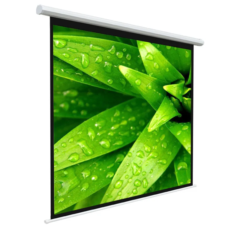 120 Inch Popular High Definition Large Outdoor Home Cinema Electric Pull Floor Projector Screen