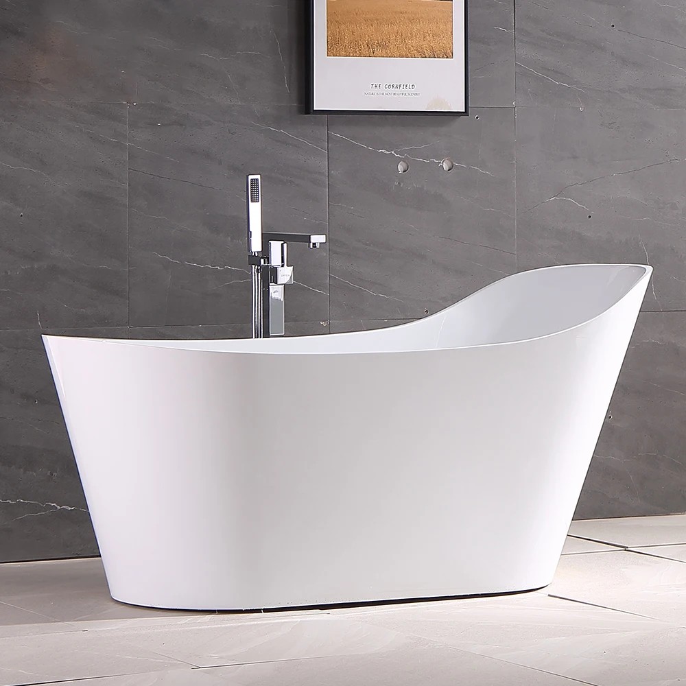 Acrylic White Solid Surface For Home Hotel Villa With Stone Material Spa Tubs hot Tub bath Tub