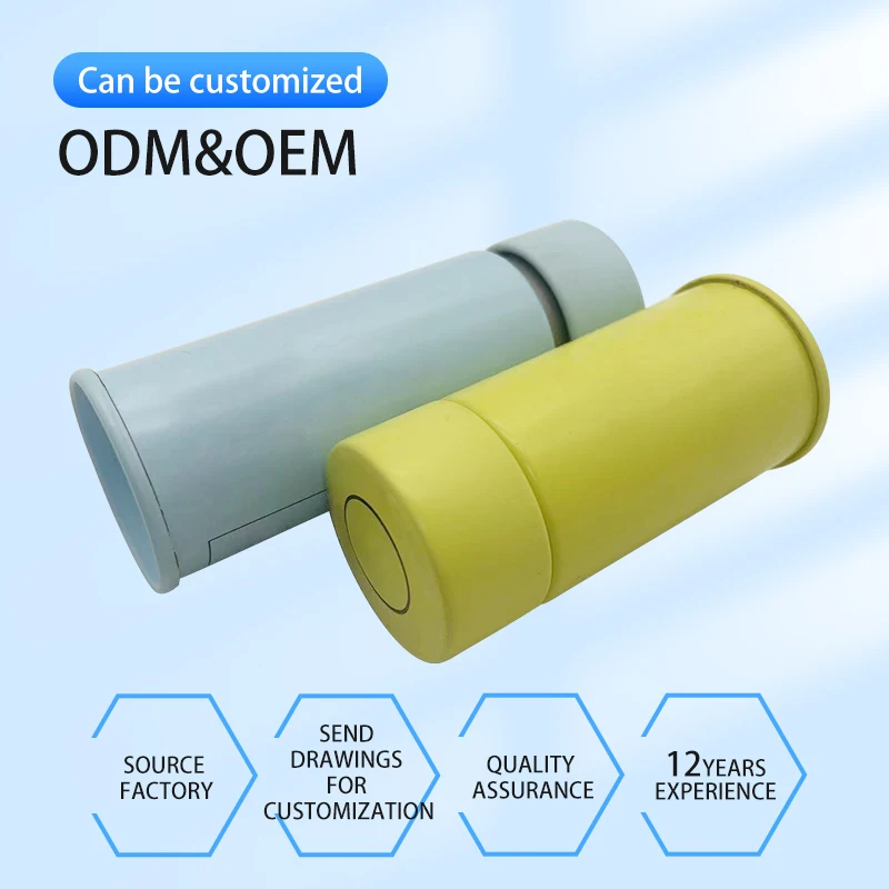 2024 USA Hot Sale CR Child Resistant Tube For Pre-Roll Gummies Custom Printed Food Grade Child Proof Tin Box With Seal Foam