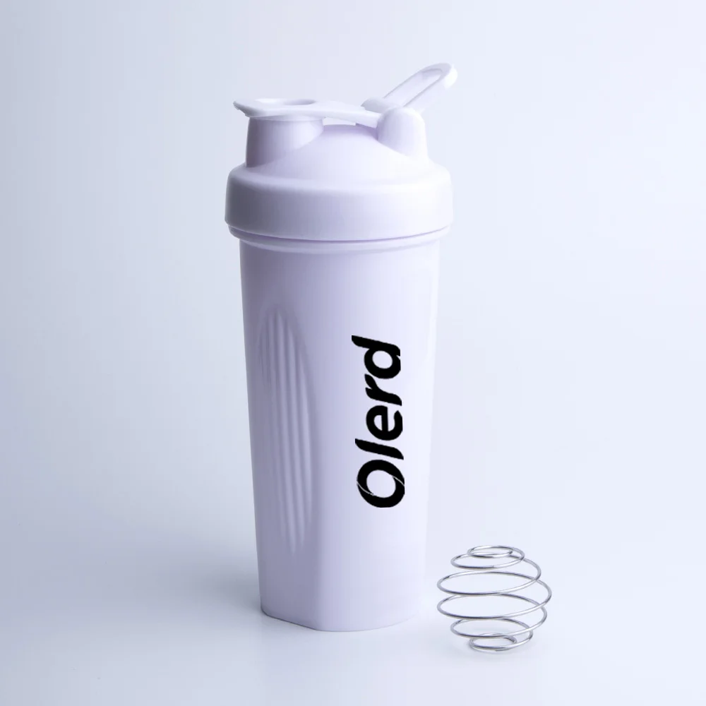 OLERD Wholesale Custom Logo BPA Free Sport Design Protein Shaker Water Bottle Cup Gym Outdoor