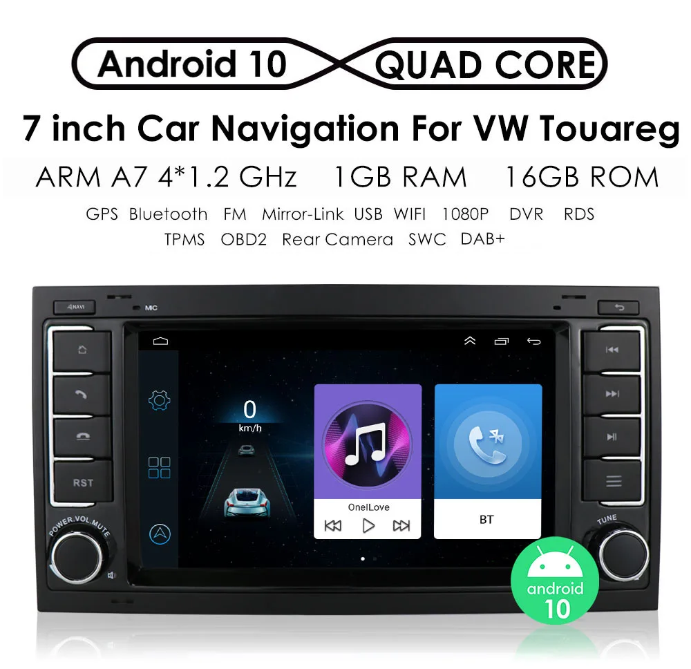 Suitable for 04-11 Vw Touareg Android 10.0 Car Android Player with 4G Carplay