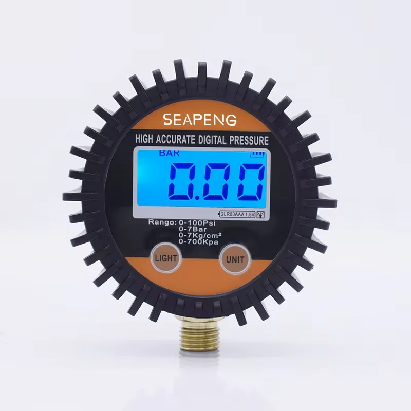 Манометр для шин с указателем автомобиля