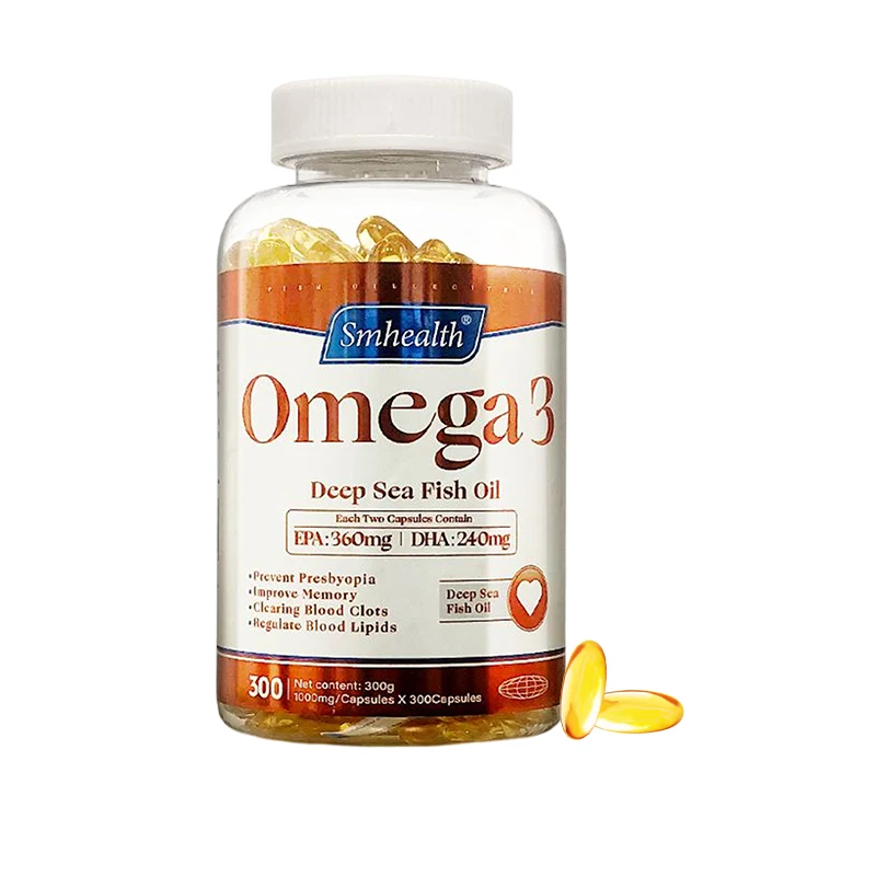 Factory supply healthcare supplement oiling the mind brain and eyes deap sea fish oil Omega 3 Fish Oil
