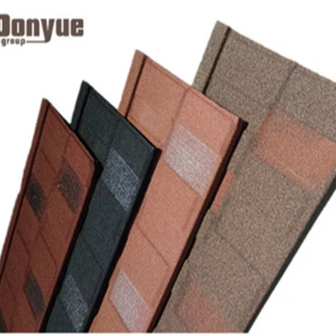 factory wholesale colorful stone coated metal roof tile