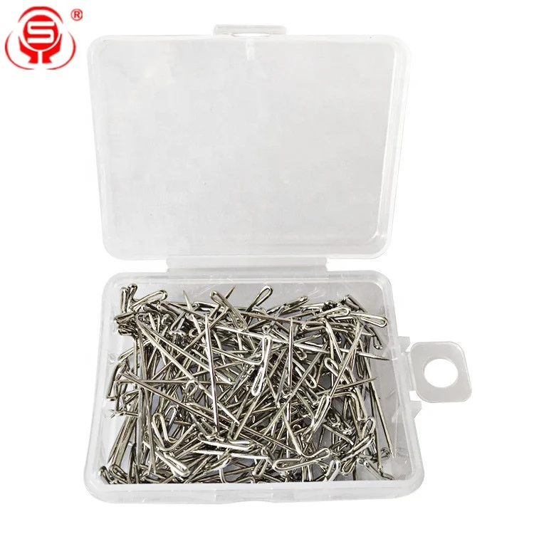
Wholesale 100pcs packed Silver Steel Tpins for Wigs 