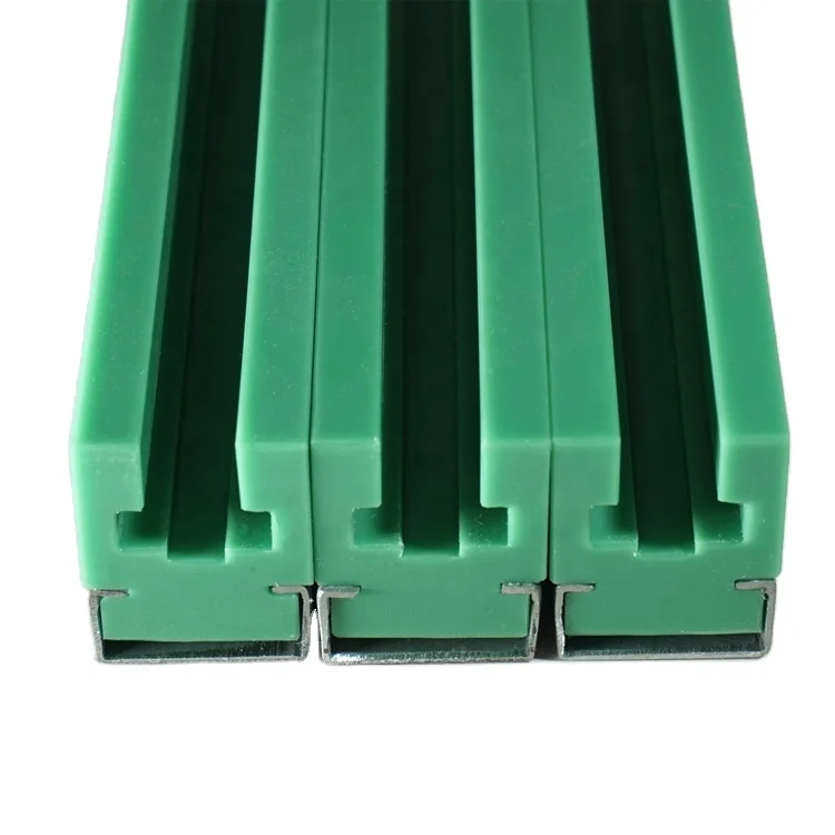 Plastic Guide Rails green conveyor roller CK shape UHMW linear chain profiles conveyor guide rails