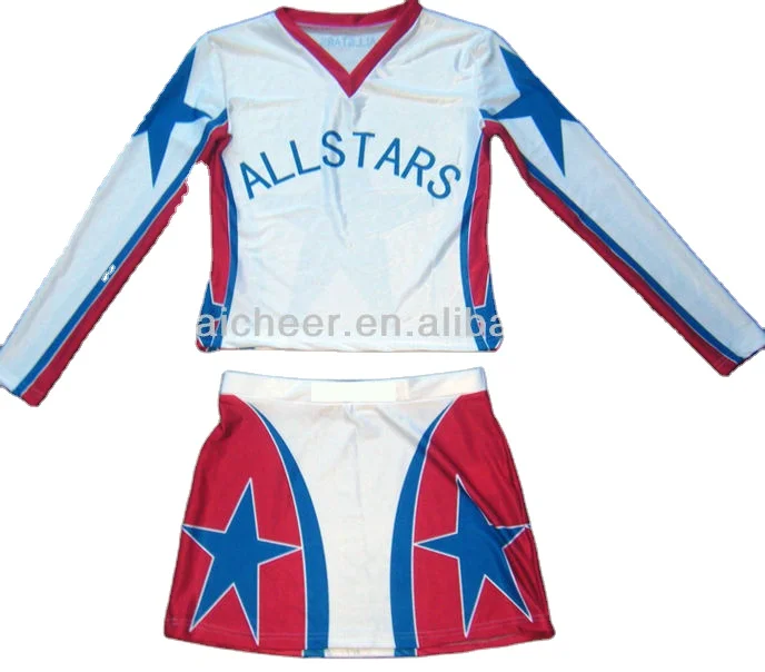 2020 sublimation cheerleading uniforms with good quality and factory price