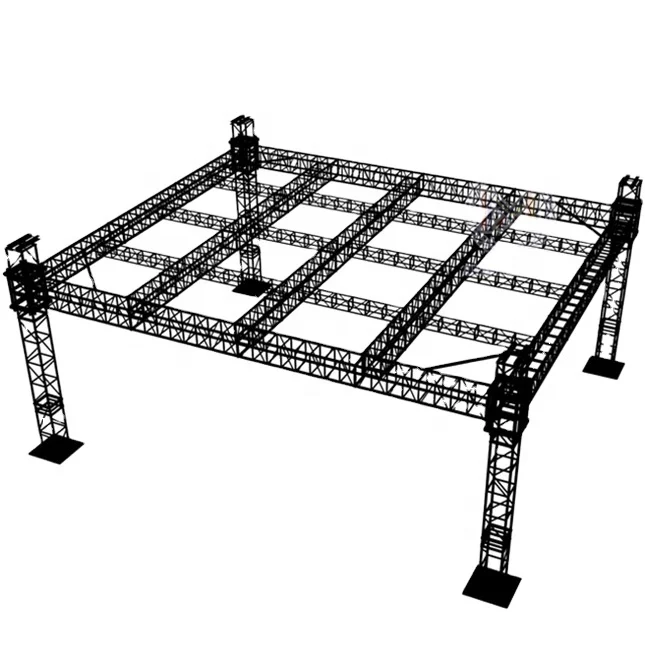 Алюминиевая ферма, круглая черная Ферма для сцены, для диджейской будки, концерта/мероприятия