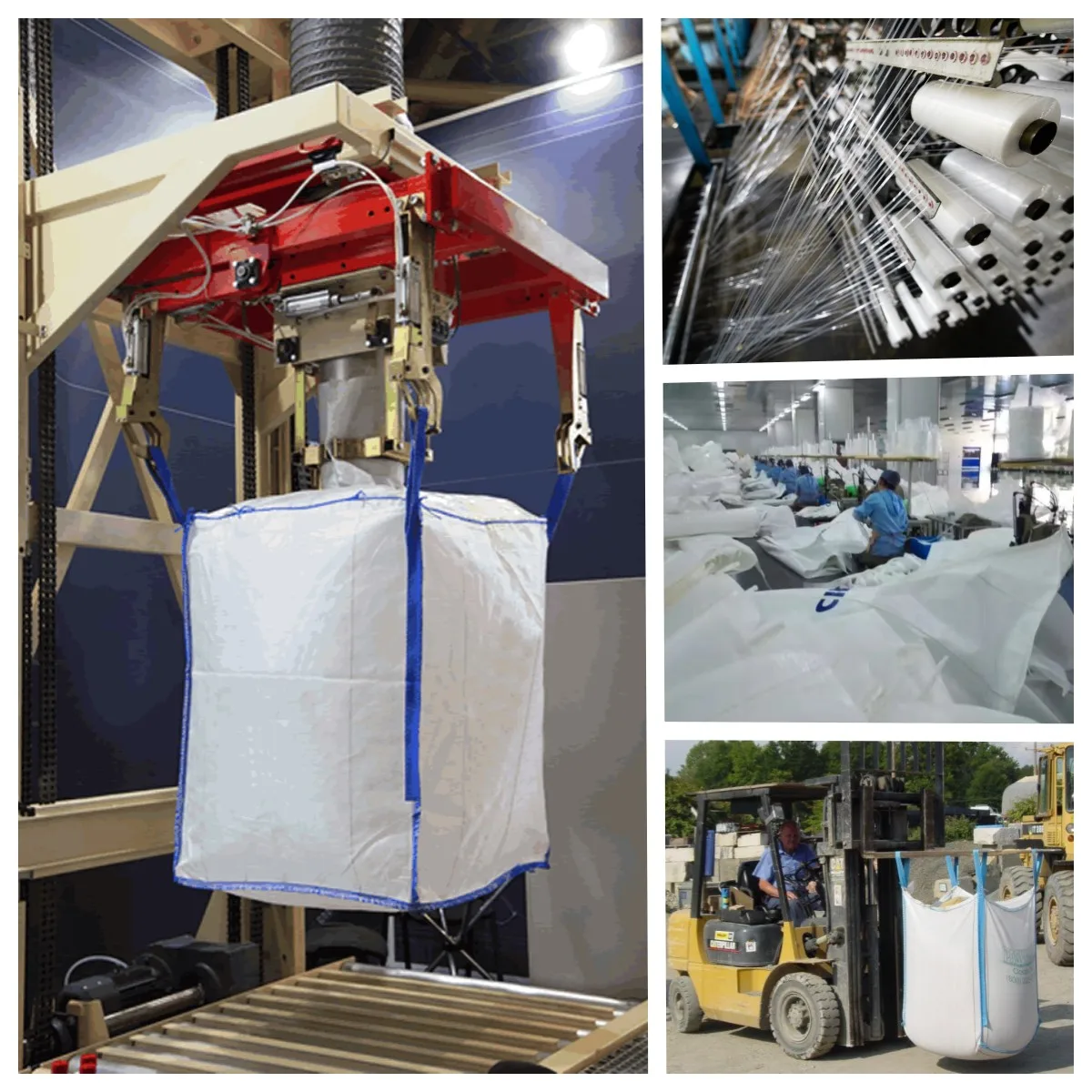 Fibc manufacturers 1 ton jumbo bag 1.5 ton 2 ton grain bags unloading empty sack for sale