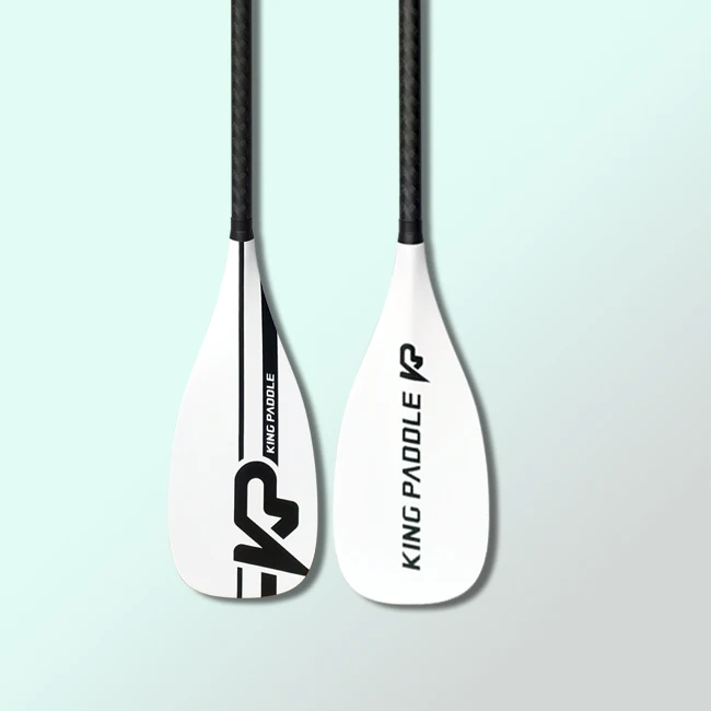 Kingpaddle 3 Piece Carbon Fiber SUP Board Paddle For Stand Up inflatable Paddle Board