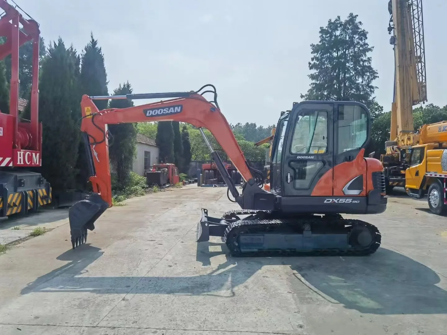 Doosan DX55-9C б/у мини-экскаватор оригинальный сделанный в Корее доосан для продажи