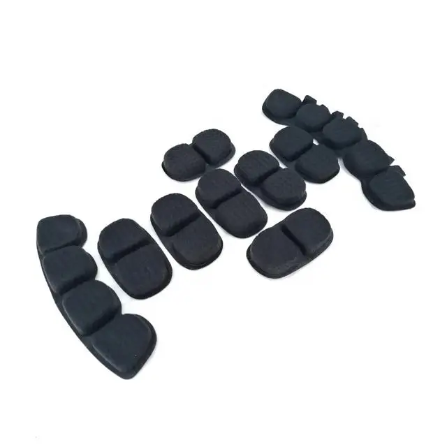 9Pcs/Set Helmet Inner Padding Hunting Helmet Pad Replacement Memory Foam Helmet Padding for Cs Game