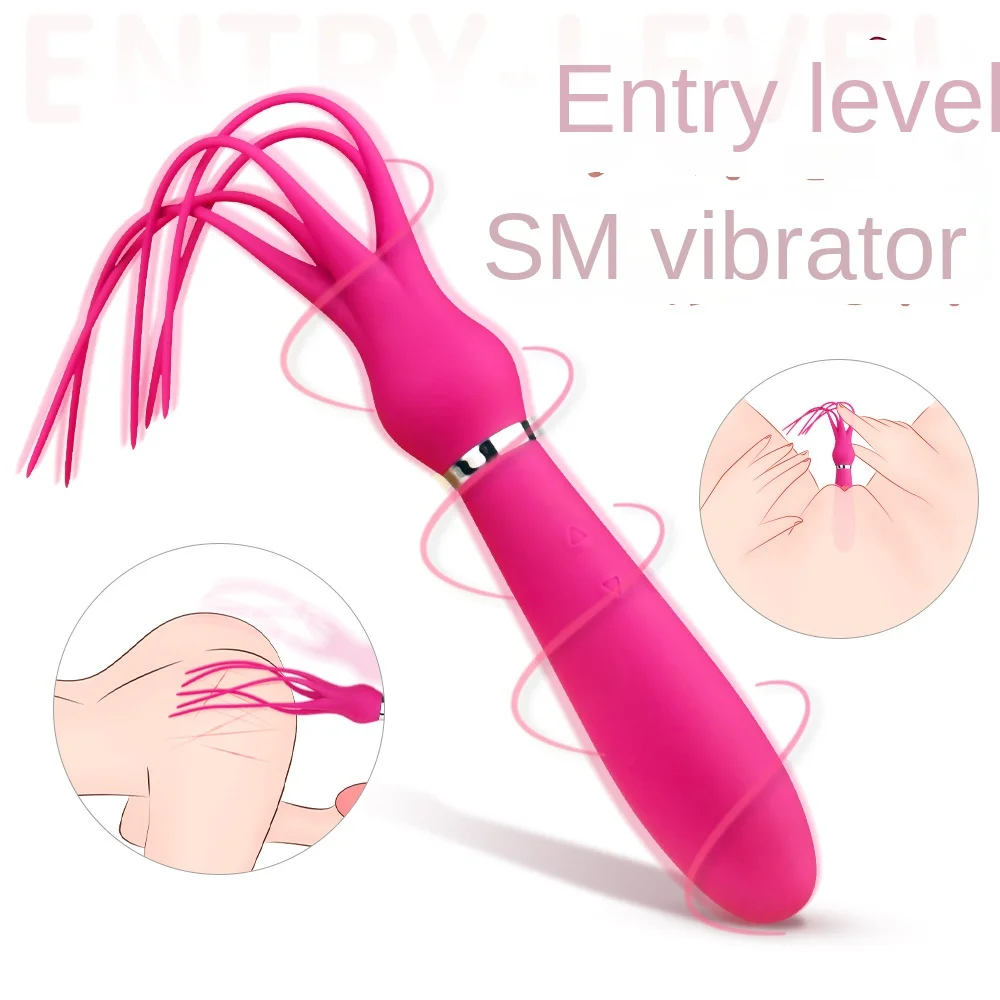 Sexy Av Stick Female Masturbation Vibrator Second Tide Sm Criminal Equipment Vibrator Female Slave Training Sex Products