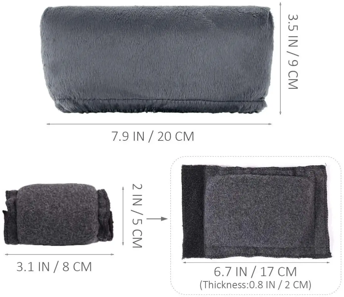 Universal Crutch Underarm Pad and Hand Grip Covers - Luxurious Soft crutch pads for crutches padding fluffy