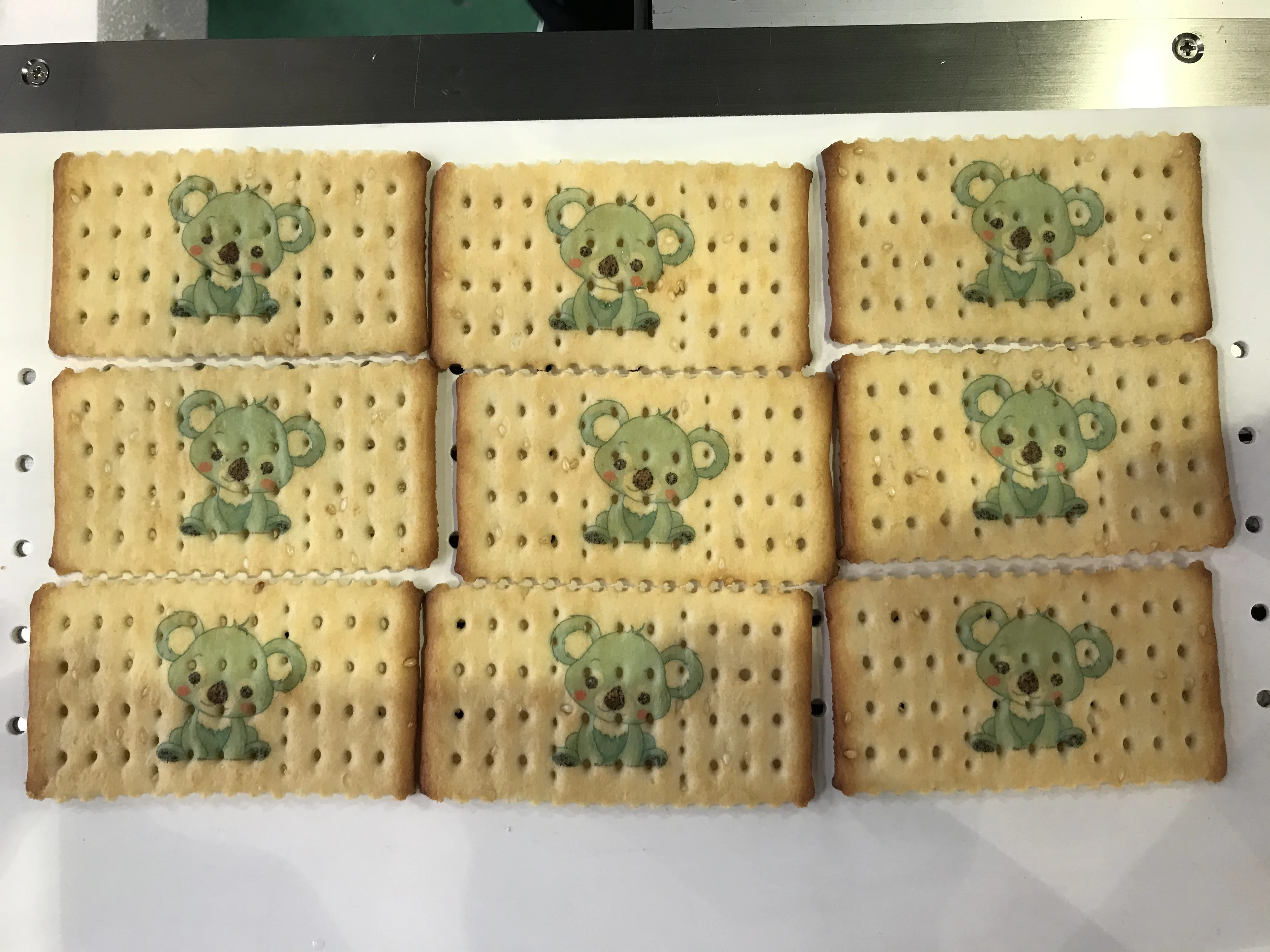 Full Automatic A4 size 3D inkjet flatbed edible ink food printer for cake cookie chocolate macaron topper image