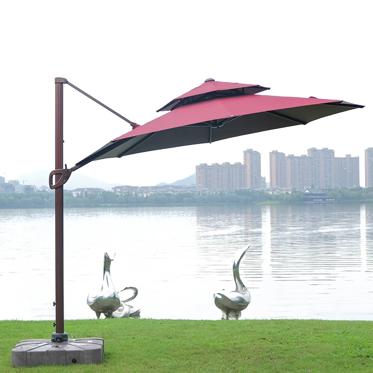 Wholesale umbrellas big garden round 3m patio umbrella outdoor full size for yard