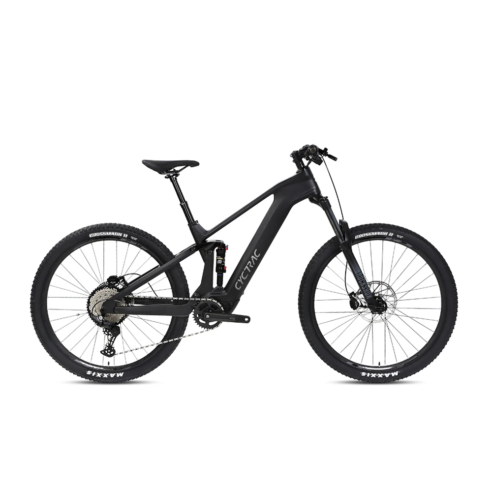 High Quality EM19 e ebike Full suspension electric bicycle Bafang M820 motor  electric City Mountain Bike  tricycles bike adult