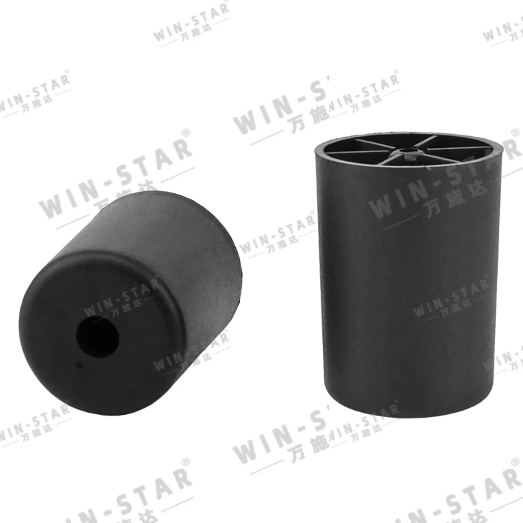 WINSTAR  Wholesale PP styles Furniture Black Color Cabinet Sofa Legs