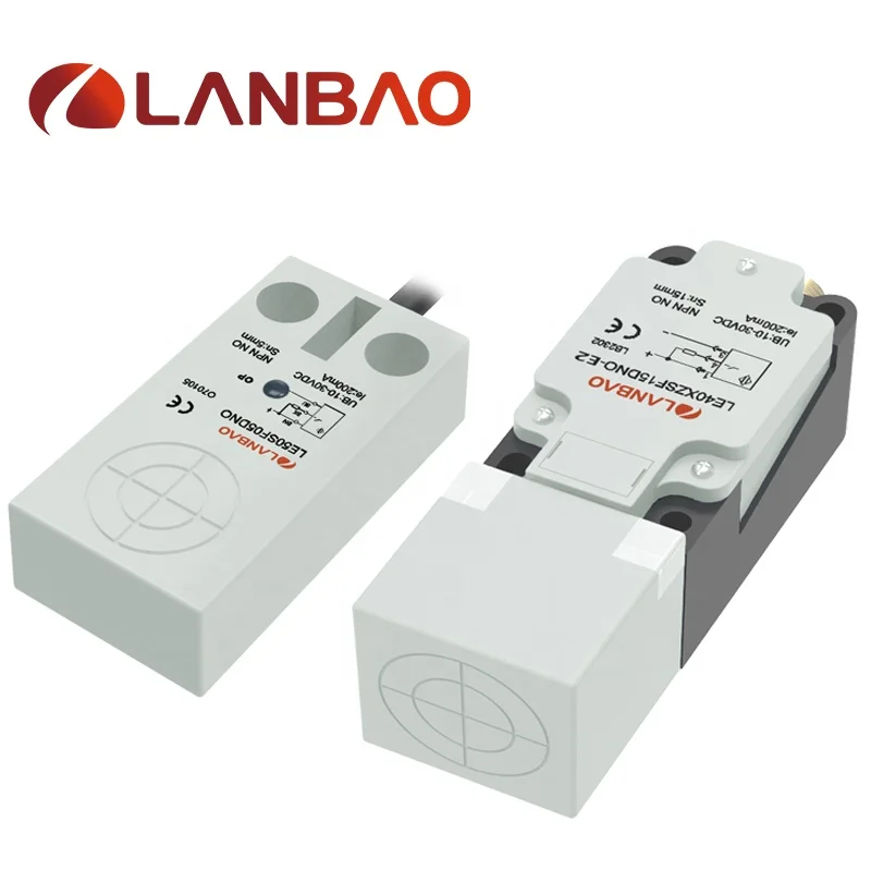 Lanbao NPN PNP  3 Or 4 Wires DC 10-30V M12 Auto Inductive Proximity Sensor With CE UL Certification