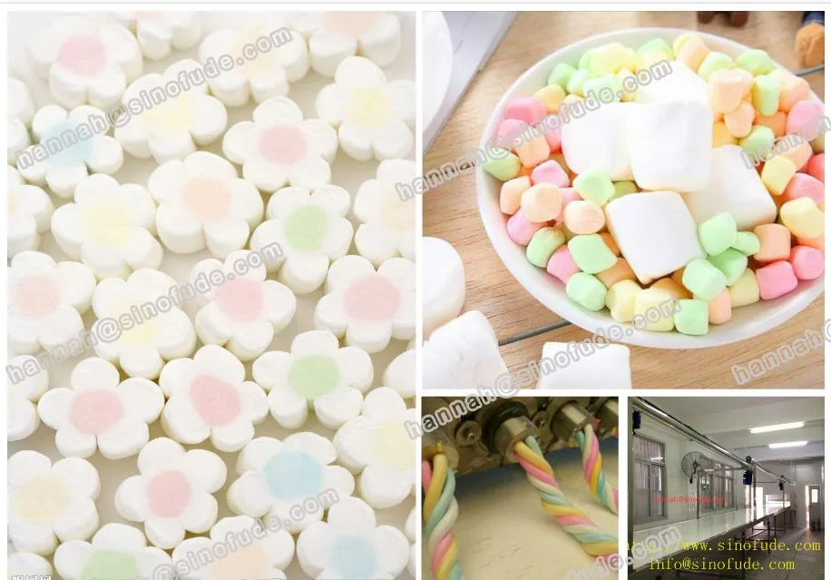 high-tech marshmallow production machine / extruded marshmallow candy making machine