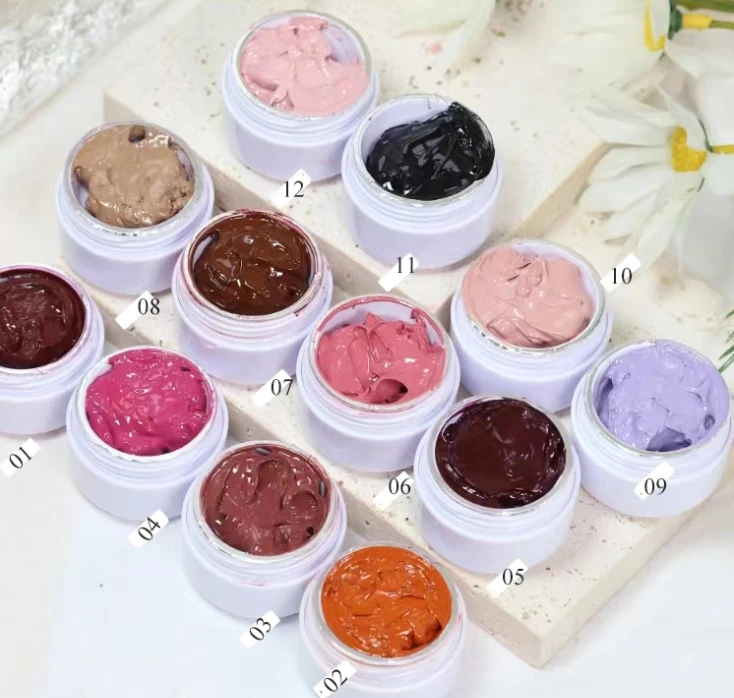 OEM ODM 36-Color Solid UV Nail Gel Free Sample Private Label Gel Painting for Nail Art