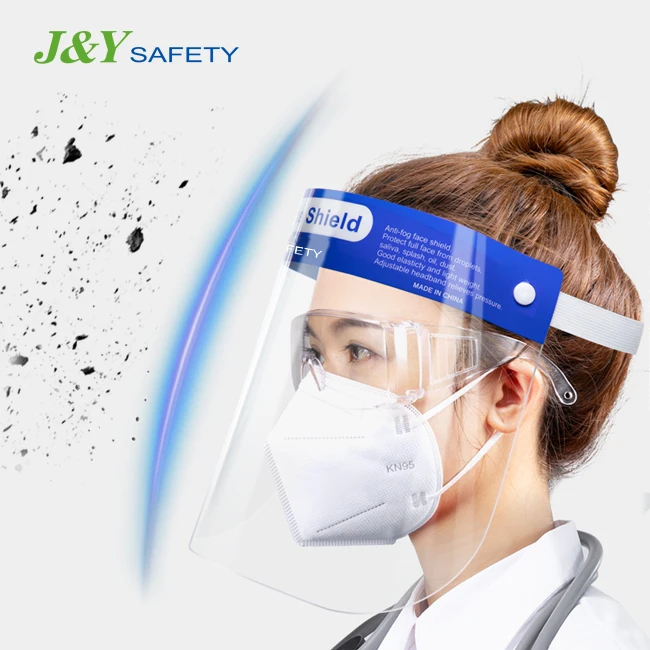 Wholesale Faceshield Transparent Disposable Face Sheilds Plastic Medical Protective Face Shield For Sale