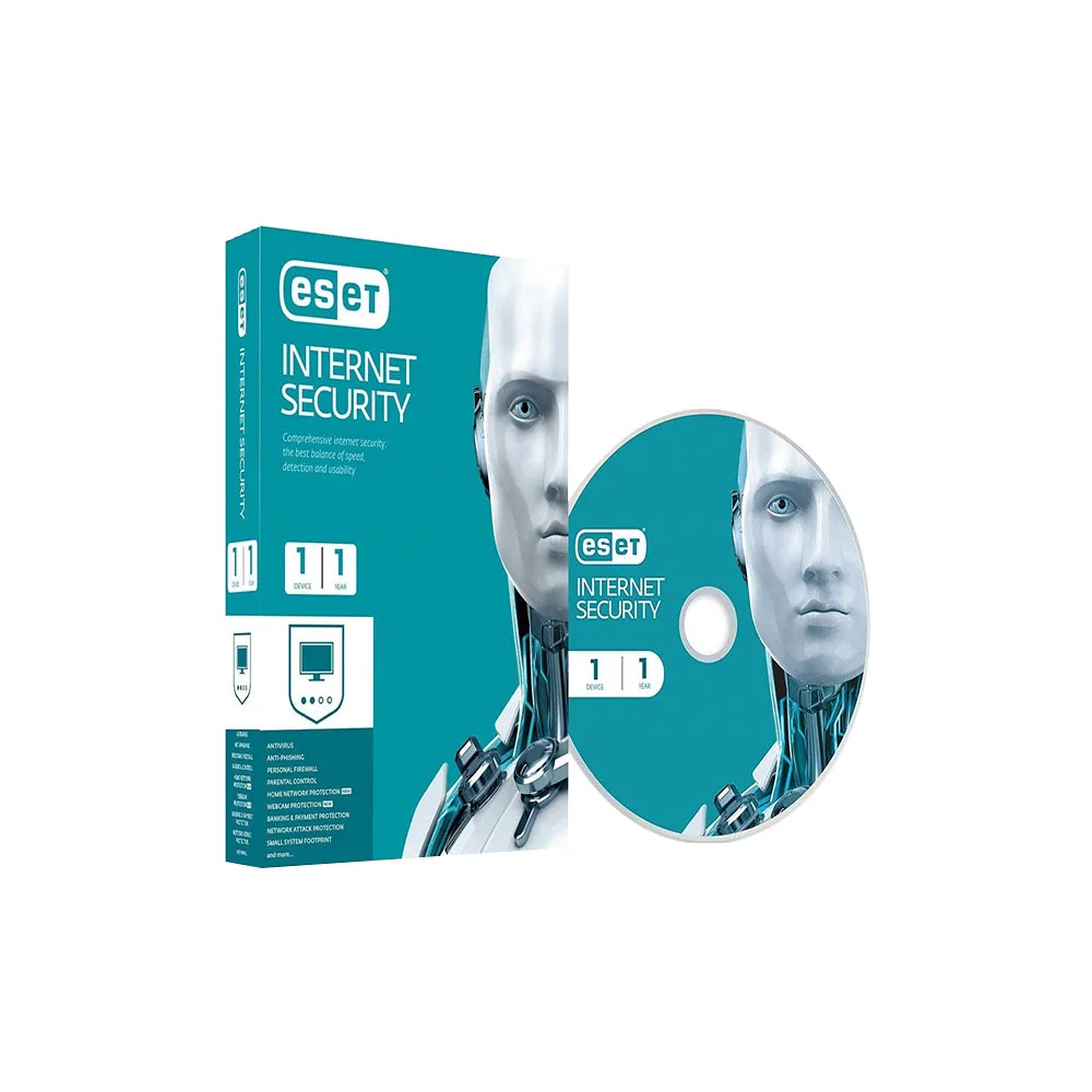 Онлайн 24/7 в наличии ключ безопасности Интернета ESET (1 шт. 1 год) лицензионный Nod32 антивирусное программное обеспечение