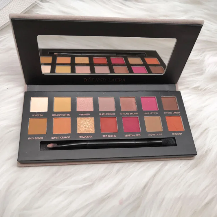 Private Label Custom Eyeshadow Palettedaily Makeup Eyeshadow Primer Sets 14 Colors Eyeshadow Palette