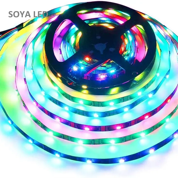 High Brightness DC12V 5M Tape Outdoor Waterproof Addressable WS2815B