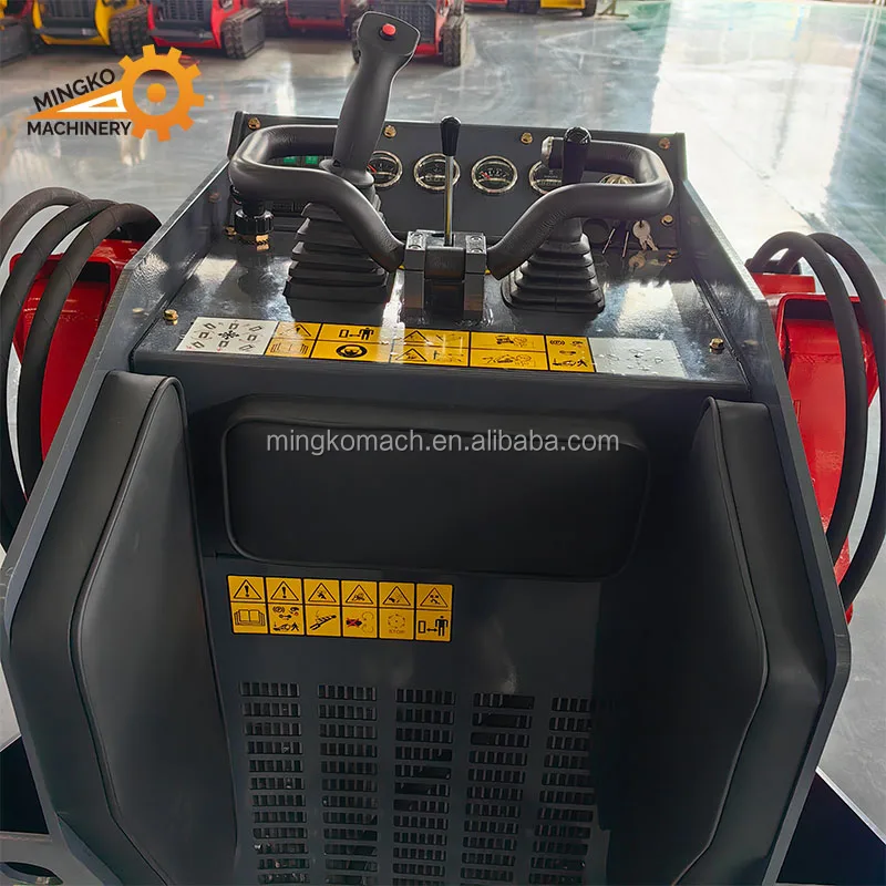 MKT1000 900mm width free entry and exit of some narrow spaces diesel mini skid steer loader