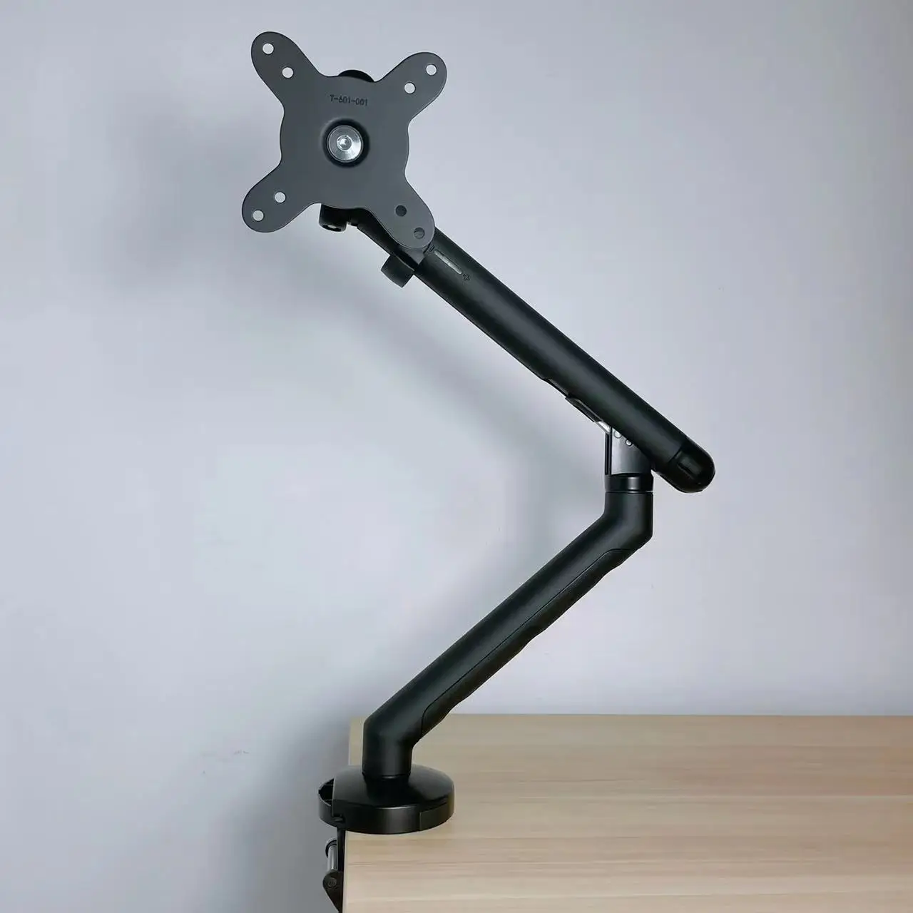 Premium Monitor Stand Screen Adjustable Height Desktop Quick Mount USB Office Computer Monitor Arm
