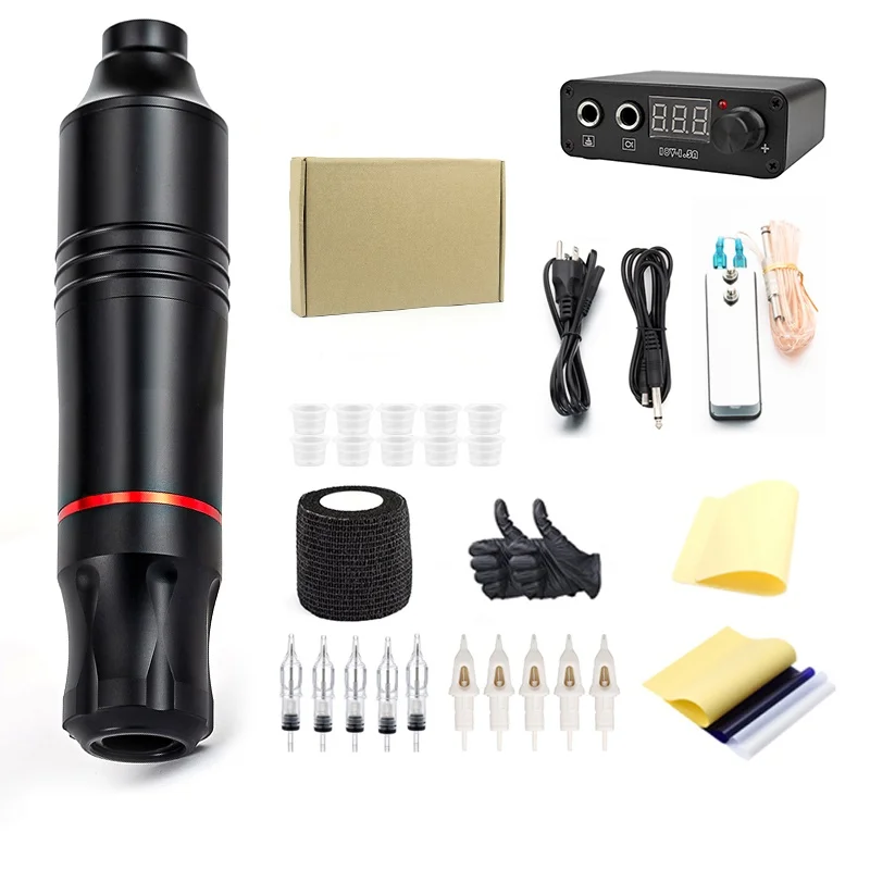 Профессиональный набор тату-машинок Ambition Robert Pentype ротационная тату-машинка полный комплект для начинающих и художников