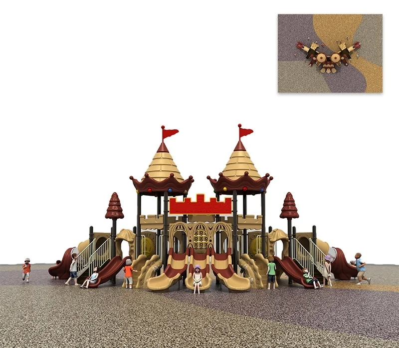 Reasonable Price Plastic and LLDPE Classical Series Amusement Park Facilities Outdoor Playground for Children