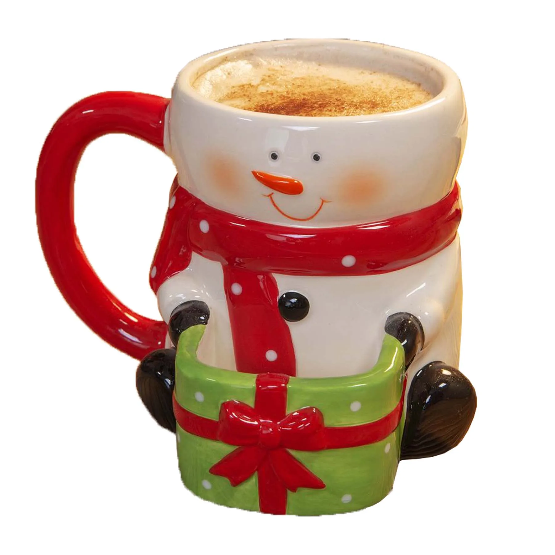 Рождественский подарок на заказ фарфоровая молочная кружка с держателем для печенья керамическая кофейного