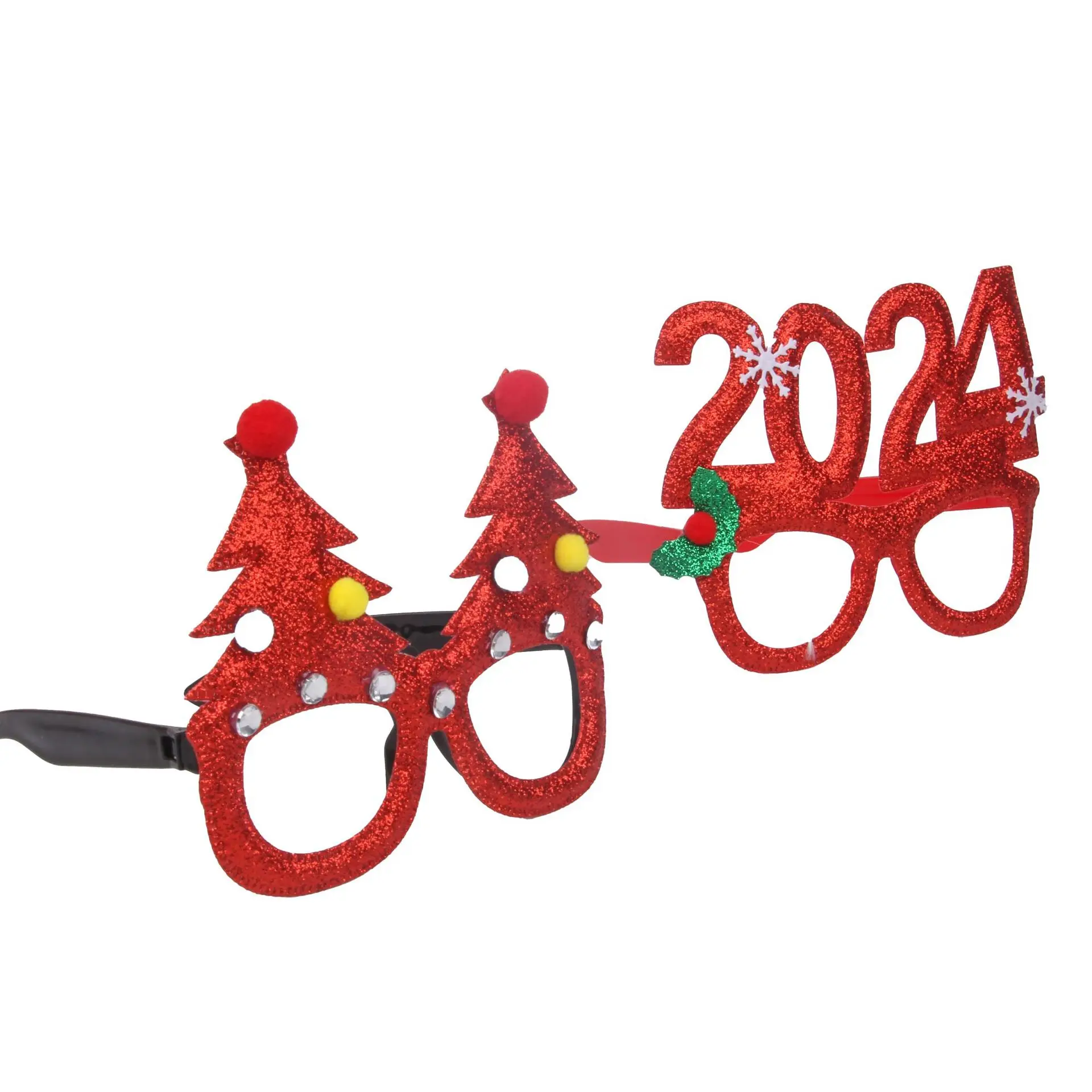 Christmas Glasses Frame Ornaments Gifts Party Favors Decorations Toys for Kids