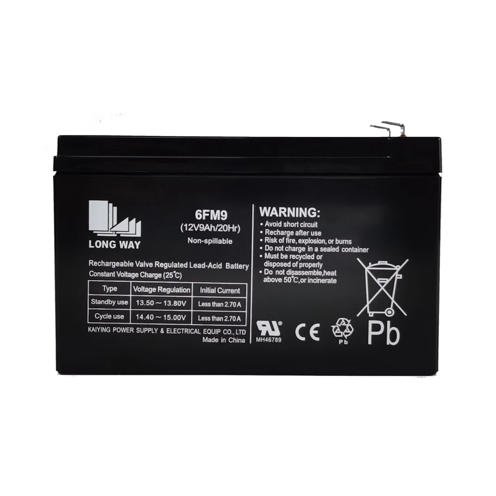 AGM Battery 12V 9Ah 20Hr electrical toy car battery VRLA deep cycle series long cycle life battery for OEM